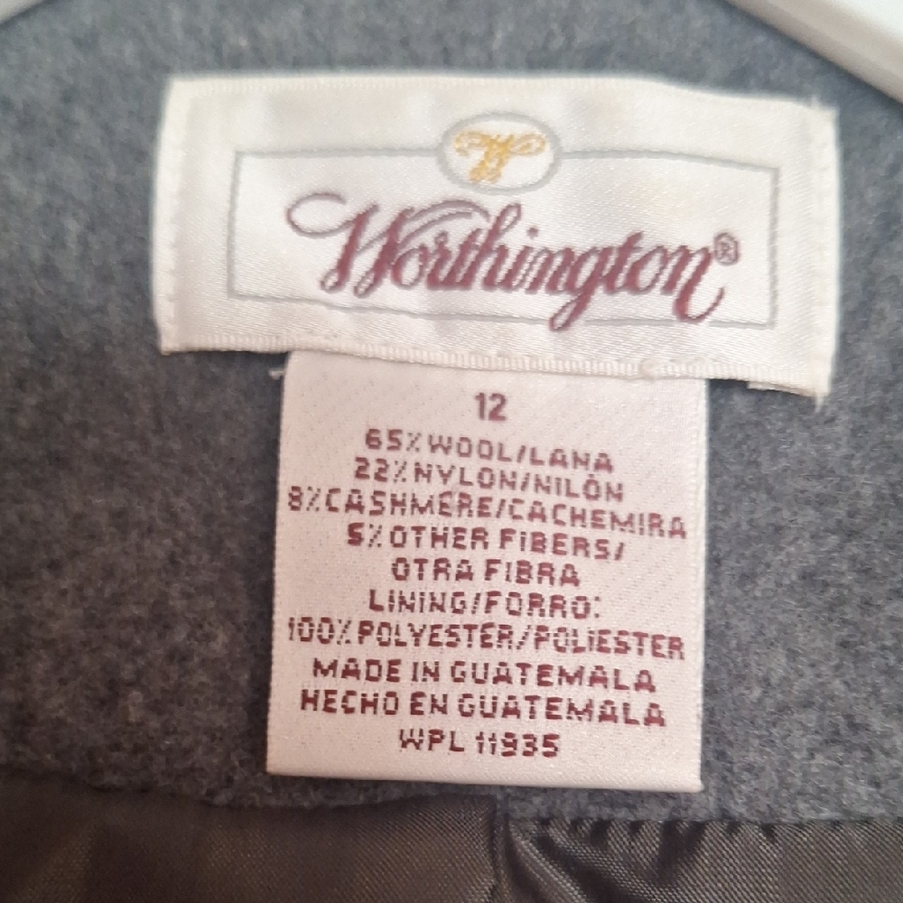 Gray Wool Coat - Picture 4 of 4